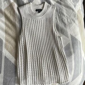 Rag & Bone white knit tank blouse
